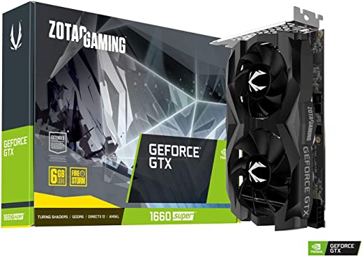 Zotac Gaming GeForce GTX 1660 Super 6GB GDDR6 192-bit Gaming Graphics Card, Super Compact, Zt-T16620F-10L