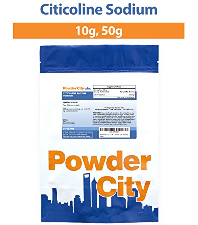 Powder City CDP Choline Citicoline Sodium Powder (50 Grams)