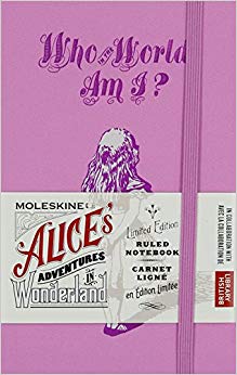Moleskine Alice's Adventures in Wonderland Limited Edition Notebook, Pocket, Ruled, Pink Magenta, Hard Cover (3.5 x 5.5)
