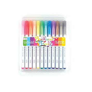 OOLY, Brilliant Brush Markers, Set of 12 (130-15)