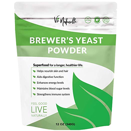 Brewers Yeast Powder Breastfeeding Supplement to Increase Mother's Milk - Key Nutritional Ingredient for Lactation Cookies - Plant Based, NON-GMO, Non Bitter, Vegan Friendly - 12 oz