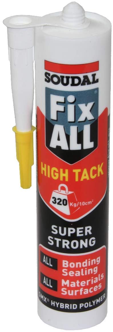 Soudal Fix All White High Tack Sealant Glue