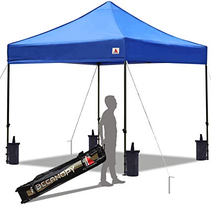 ABCCANOPY 10X10/10X15/10X20 Instant Shelter Pop-up Canopy Tent with Wheeled Carry Bag (30  Colors)