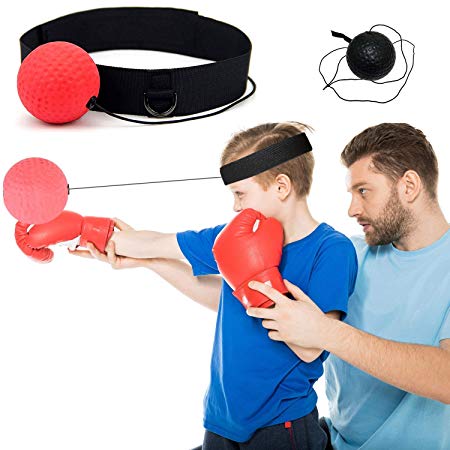 Ball Headband for Boxing Training for Adult/Kids Improving Punch Focus Sport Exercise Practice