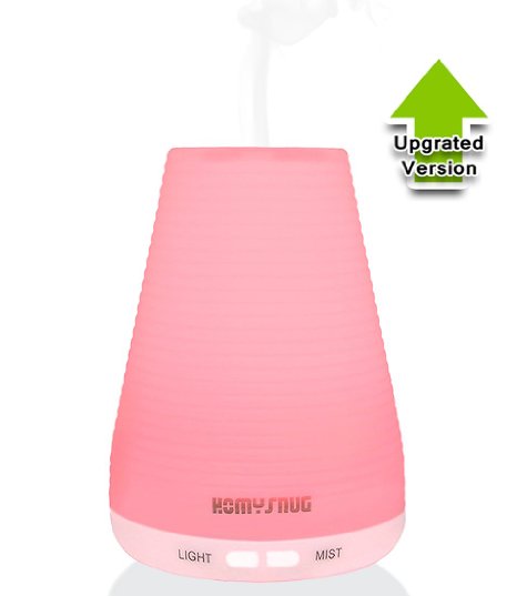 HomySnug 7 Color Changing LED Lights Aromatherapy Essential Oil Diffuser - 100ml