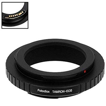 Fotodiox Lens Mount Adapter Compatible with Tamron Adaptall (Adaptall-2) Mount SLR Lens to Canon EOS (EF, EF-S) Mount D/SLR Camera Body - with Gen10 Focus Confirmation Chip