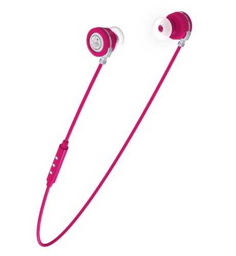 NOIZY Brands Kameleon Series Bluetooth Headphones - Pink Earbud Style