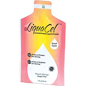 LiquaCel Liquid Protein 1oz Packets (30) Peach Mango