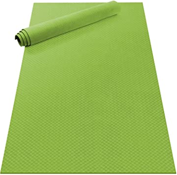 Odoland Large Yoga Mat for Pilates Stretching Home Gym Workout, Extra Thick Non Slip Eco Friendly Exercise Mat