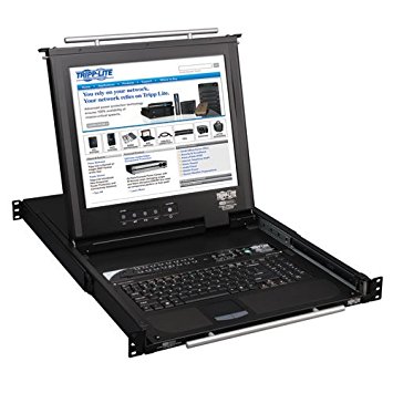 Tripp Lite B020-016-17-IP 1U Rackmount Console KVM Switch, 16-Ports, 17" LCD, IP Remote Access