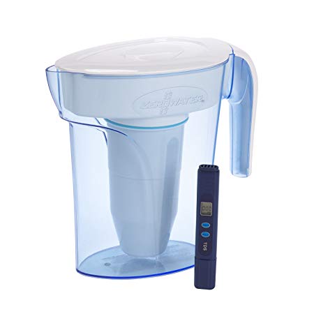 ZeroWater 6 Cup Pitcher with Free Water Quality Meter