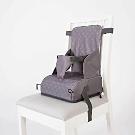 Red Kite Travel Booster Seat - Soft and Comfortable Foam Seat (Grey)