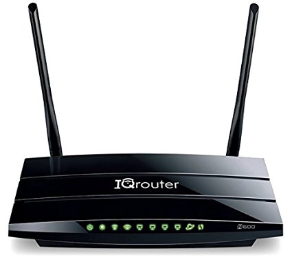 IQrouter - IQR3600 Self-Optimizing router with dual band WiFi adapts to your line for improved quality