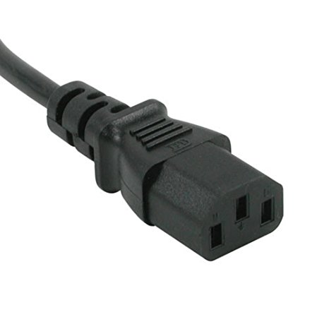 C2G/Cables to Go 03130 6ft 18 AWG Universal Power Cord (NEMA 5-15P to IEC320C13)