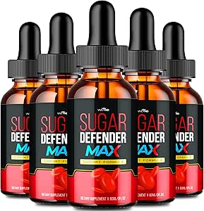 Sugar Defender Drops Max - Sugar Defender 24 Drops Max - Sugar Defender Drops Reviews, Sugar Defender Liquid, Sugar Defender Supplement Advanced Formula (5 Pack)