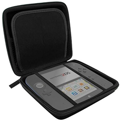 Paxcoo Travel Carrying Case with Carry Strap for Nintendo 2DS