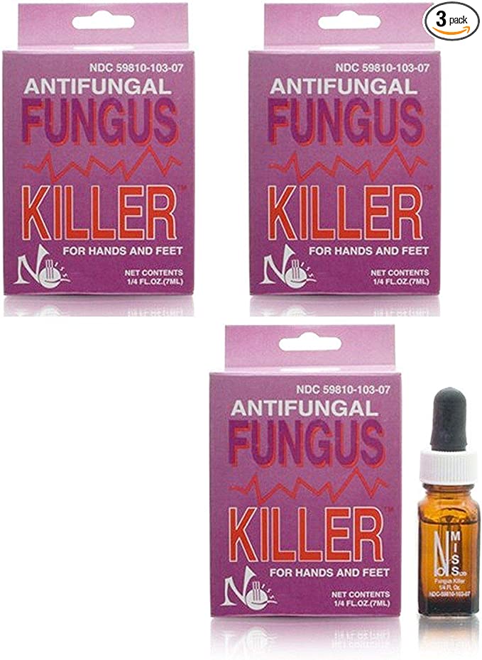 Fungus Killer 1/4 oz. Bottle Boxed (3-Pack) with Free Nail File
