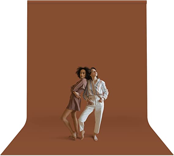 LimoStudio Photo Backdrops 10X12' Brown Muslin Photo Video Backdrop Background, AGG179
