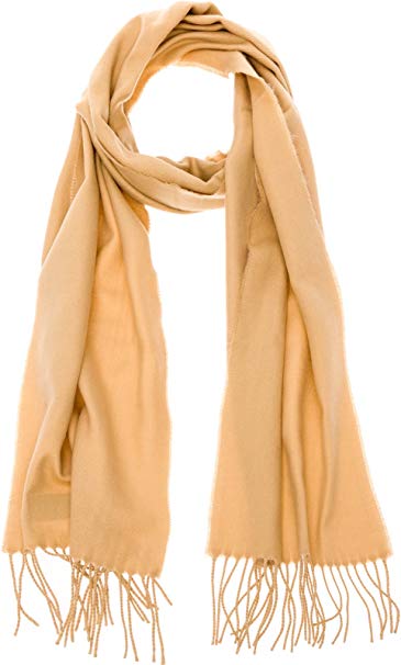 100% Cashmere Scarf - Super Soft 12 Inch x 64.5 Inch Warm Wool Cozy Shawl Wrap w/ Gift Box for Women and Men