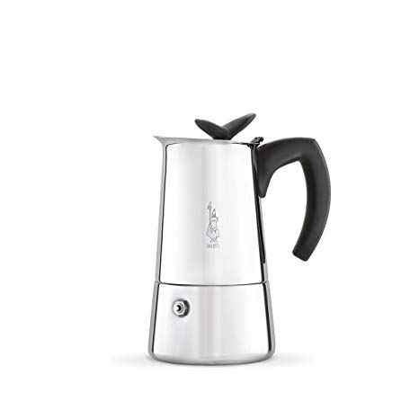 Bialetti Musa Nuova 4-Cup Espresso Maker Stainless Steel