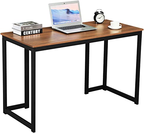 GreenForest Computer Desk 47'' Writing Study Desk Modern Simple Style Laptop Table for Home Office Workstation, Walnut