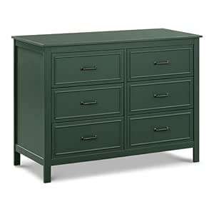 DaVinci, Charlie 6-Drawer Double Dresser in Forest Green