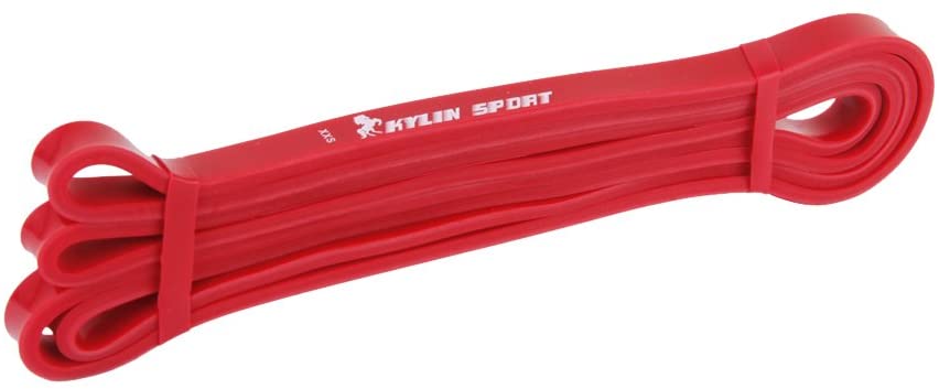 Tension Resistance Stretch Band Exercise Loop for Gym Fitness 15-35 lb Red