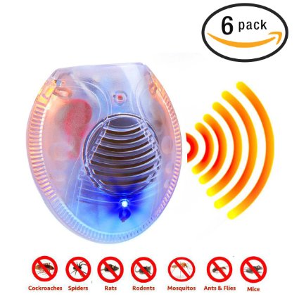 Ultrasonic Rodent Mice Ant Spider Cockroach and Mouse Repellent - Electronic Plug In Pest Repeller - Best Alternative To Rat Killer Glue Traps Pest Control Insect Zapper Or Poison Spray