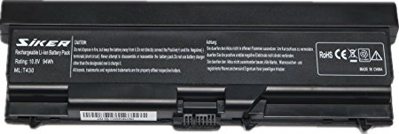 SIKER 70   9 cell Laptop Battery for Lenovo ThinkPad T430 W530 T530 L430 L530 0A36303