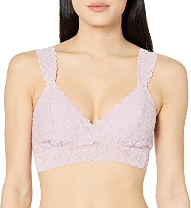 Amazon Brand - Mae Women's Lace V-Neck Bralette (for A-C cups)