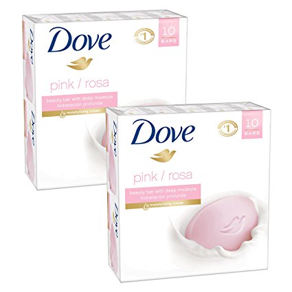 Dove Beauty Bar, Pink, 4 Ounce, 20 Bar