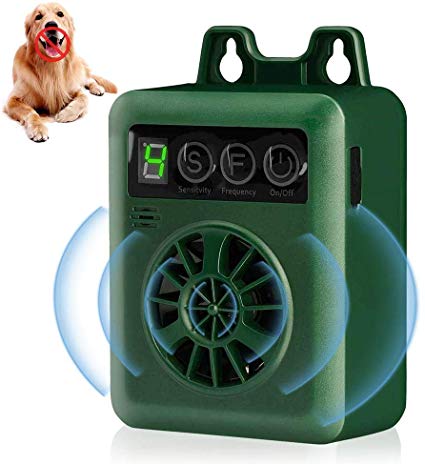 Volwco Ultrasonic Anti Barking Device, Newest 2020 Dog Bark Control with 4 Adjustable Levels, USB Rechargeable Automatic Ultrasonic Dog Bark Deterrent - 50 Feet Effective, 100% Pet & Human Safe