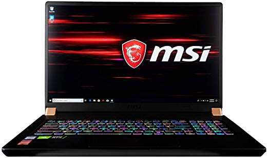 CUK MSI GS75 Stealth Gaming Laptop (Intel i7-9750H, 64GB RAM, 2TB NVMe SSD, NVIDIA GeForce RTX 2080 8GB Max-Q, 17.3" FHD IPS-Level 144Hz 3ms, Windows 10) Gamers Notebook Computer