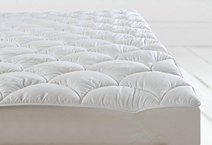 Luxury Single Bed Orthopaedic Anti Allergy Mattress Topper Quilted Cloud Filled Mattress Protector