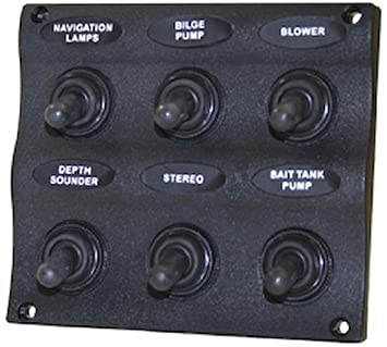 SeaSense Marine 6 Way Switch Panel