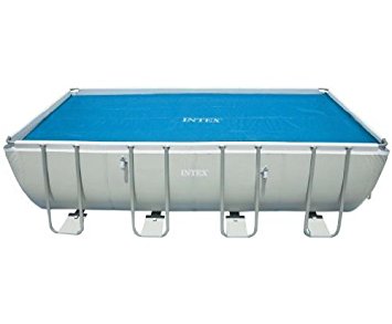 Intex Solar Cover for 18ft X 9ft Rectangular Frame Pools, Measures 17' 8" X 8' 4"