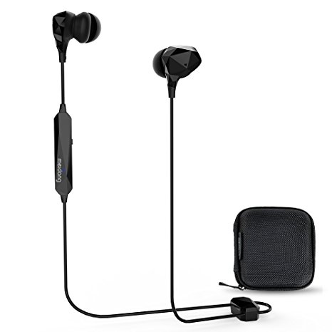 Bluetooth Earbuds, Meidong Active Noise Cancelling Headphones Wireless Ear buds In-ear Stereo Sports Earphones with Built-in Mic( ANC/Denoising Mode 10h/OTG Magnetic Charging)