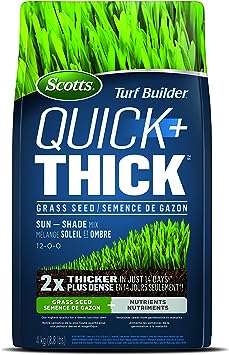 Scotts Turf Builder Quick   Thick Grass Seed (Sun Shade) 4kg (12655A)