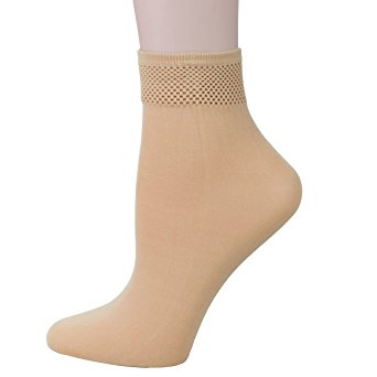 Fitu Women's 10 Pairs Modal Opaque Ankle High Tights Hosiery Socks