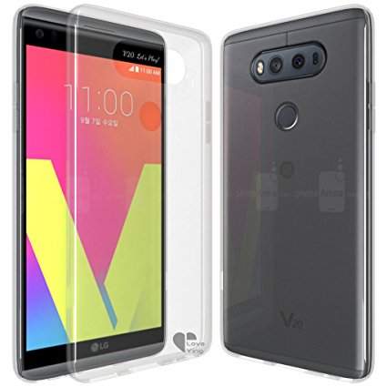 LG V20 Case,Love Ying [Crystal Clear] Ultra[Slim Thin][Anti-Scratches]Flexible TPU Gel Rubber Soft Skin Silicone Protective Case Cover for LG V20-Clear