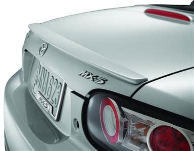 Accent Spoilers - Spoiler for a Mazda Miata MX-5 Lip Mount Factory Style Spoiler (Soft TOP ONLY)-Liquid Silver Paint Code: 38P
