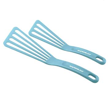 Rachael Ray Tools & Gadgets 2-Piece Nylon Spatula Set, Light Blue