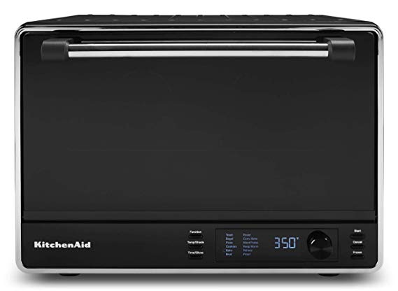 KitchenAid KCO255BM Dual Convection Countertop Toaster Oven.99Cu.', Matte Black