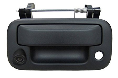 Ford F150/F250/F350/F450 Backup Camera with Tailgate Handle for Universal Monitors (RCA) (Color: Black)