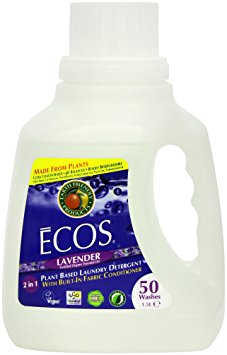 Earth Friendly Products Ecos Lavender Laundry Detergent 50 Washes 1.5 Litres