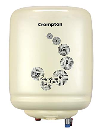 Crompton SWH 1306 Solarium Aura 06-Litre Storage Water Heater (Ivory)