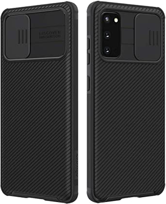Nillkin Camshield Pro Samsung S20 Case, [Built-in Lens Protector] Heavy Drop Protection Case for Samsung S20 Camera Protector Samsung S20 Shock Absorption Protective Phone Case 6.2''(Black)