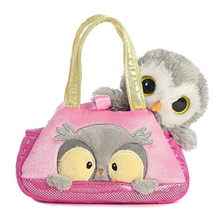 Aurora World Fancy Pals Peek-A-Boo Owl Pet Carrier