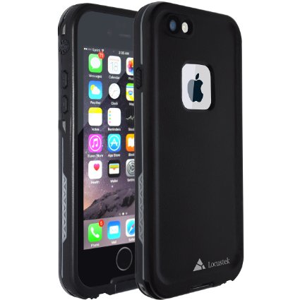 Locustek FLUX Line - Waterproof Case for Apple iPhone 6 or 6s ( IP68 Certified ) Black