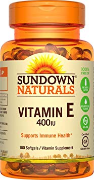 Sundown Naturals Sundown Naturals Vitamin E, 100 caps 400 IU